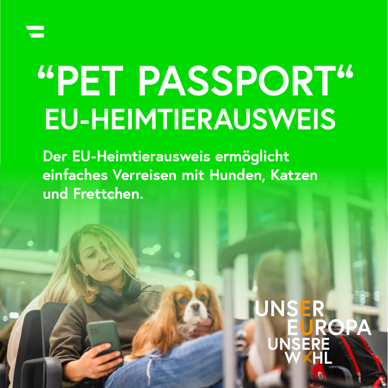 Sujet EU-Fact: "Pet Passport - EU-Heimtierausweis"