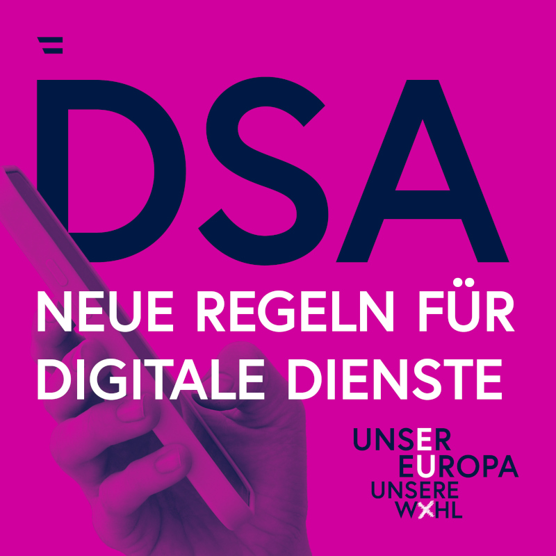 Sujet EU-Fact: "DSA - Neue Regeln für digitale Dienste"