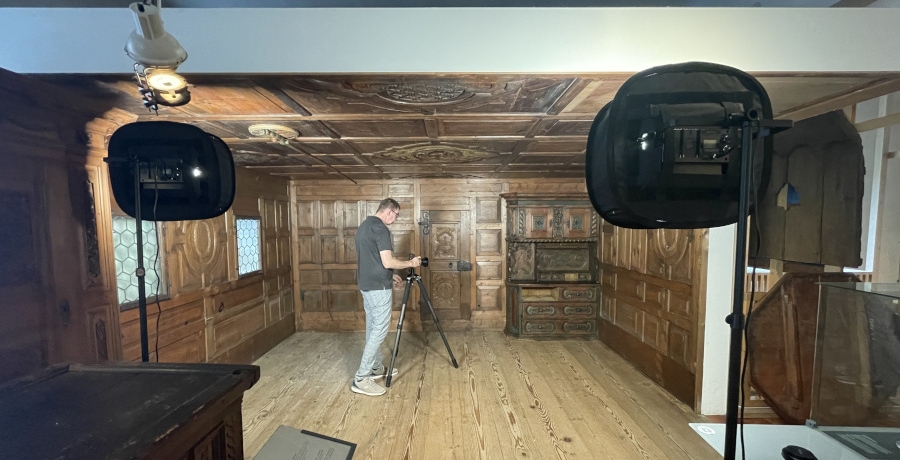 Digitalisierung einer Vorarlberger Stube