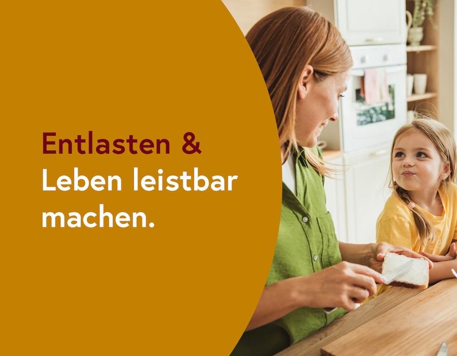 Eine Mutter mit ihrer Tochter.