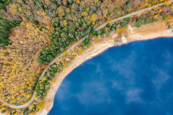 Vesdre Dam in Belgien