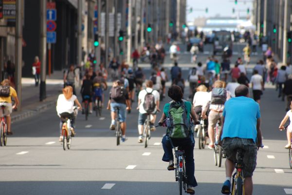 Autofreier Tag in Brüssel