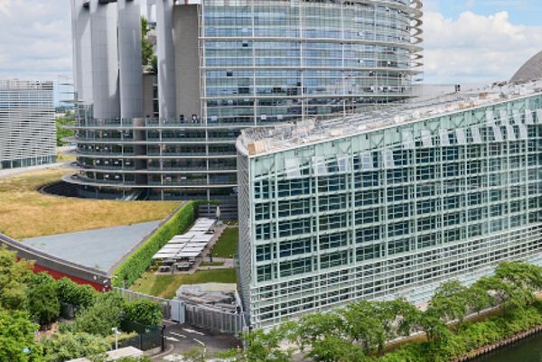 Le Parlement européen de Strasbourg