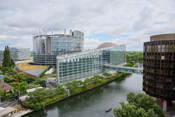 Das Europäische Parlament in Straßburg