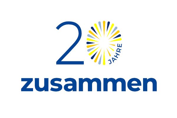 Logo 20 Jahre zusammen