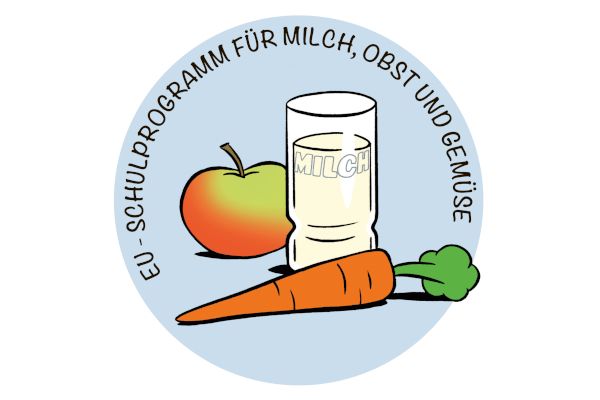 Logo EU-Schulprogramm für Milch, Obst und Gemüse