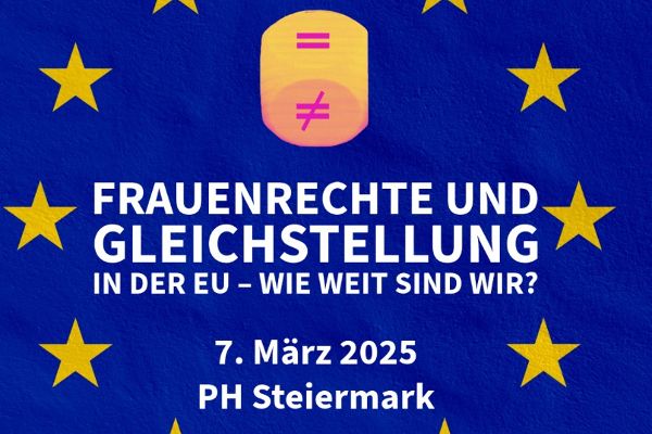 Logo der Europäischen Union mit Ankündigungstext