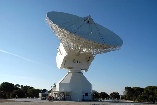 ESA Deep Space Antenna DSA 2 in Cebreros, Spanien