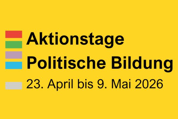 Sujetbild "Aktionstage Politische Bildung 2026"
