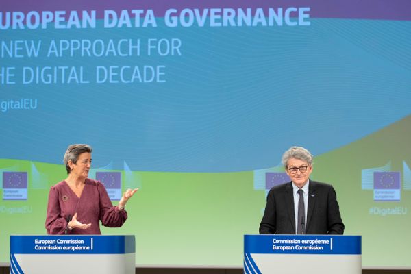 Press conference of Margrethe Vestager, Executive Vice-President of the European Commission, and Thierry Breton, European Commissioner, on the Data Governance Act