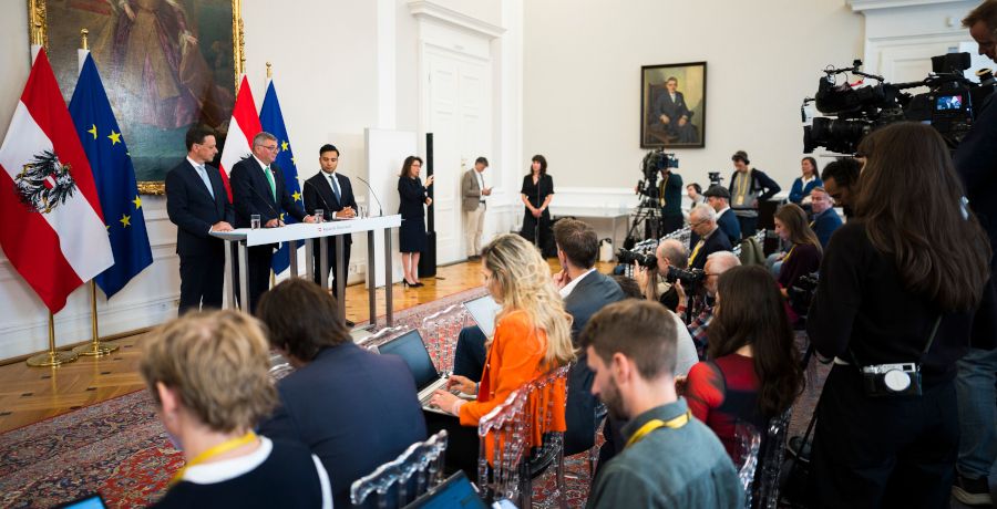 Pressefoyer-Ministerrat