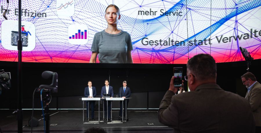 Staatssekretär Alexander Pröll bei der KI-Konklave im Haus der Digitalisierung