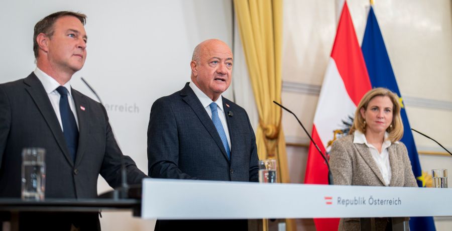 Arbeitstreffen der Regierungsspitze