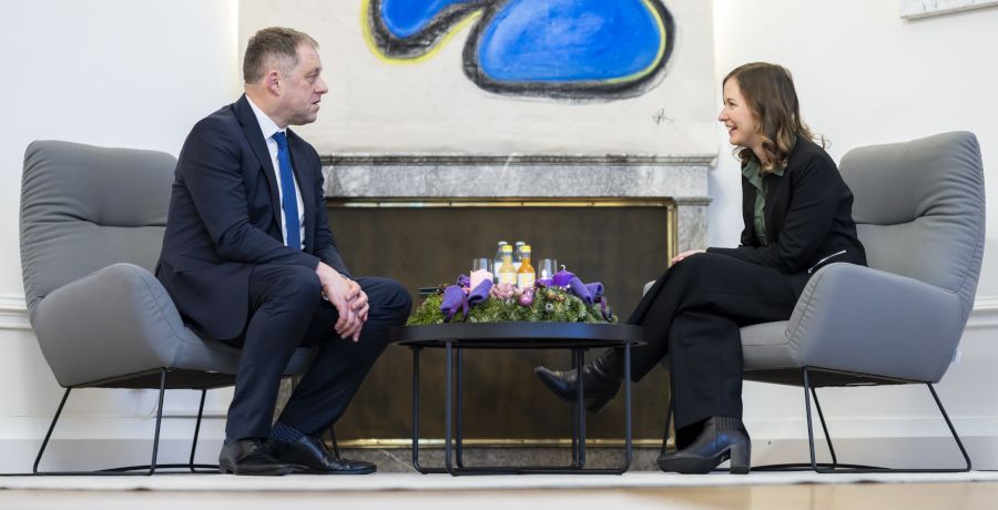 Europaministerin Claudia Plakolm und Thomas Byrne, Minister für Europäische Angelegenheiten der Republik Irland