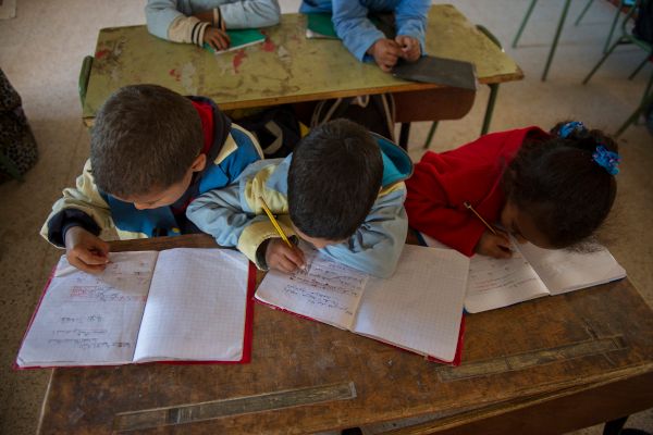 Schulkinder im Flüchtlingslager Tindouf - Laayoune