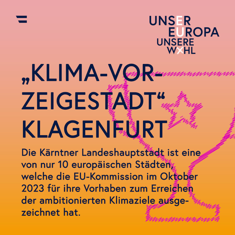 Sujet EU-Fact: "'Klima-Vorzeigestadt' Klagenfurt"