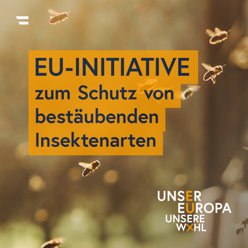 Sujet "EU-Initiative zum Schutz von bestäubenden Insektenarten"