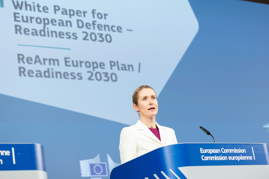Read-out of the weekly meeting of the von der Leyen Commission by Kaja Kallas, High Representative of the Union and Vice-President of the European Commission, and Andrius Kubilius, European Commissioner, on the White Paper on Defence