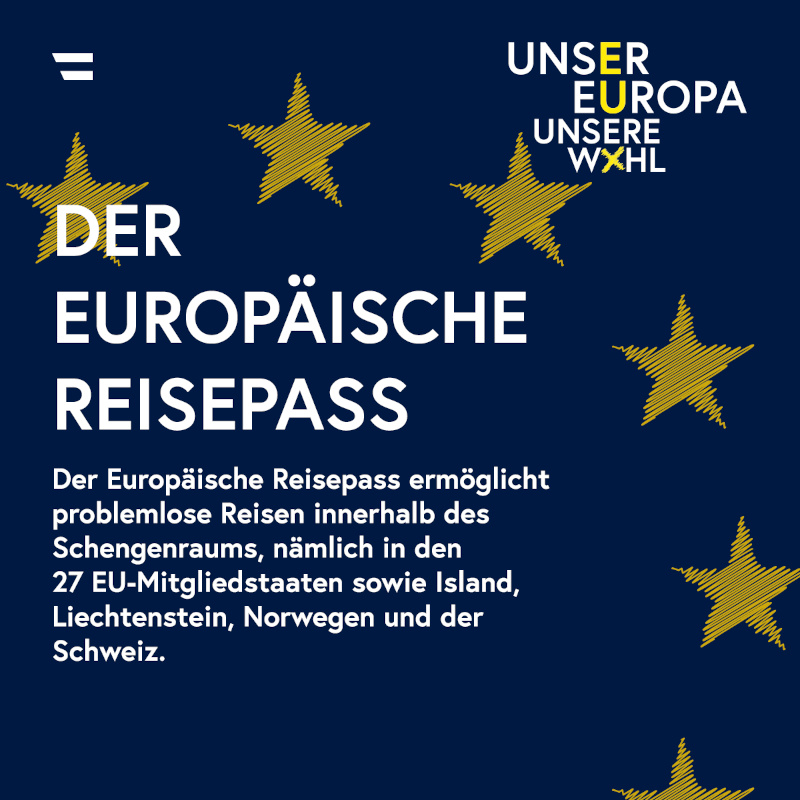 Sujet "Europäischer Reisepass"