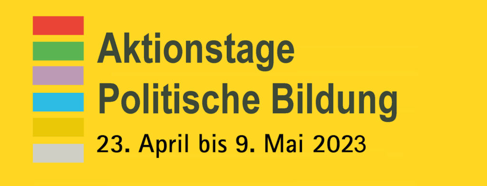 Bannerbild Aktionstage Politische Bildung 2023