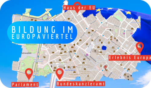 Bildung im Europaviertel - Werbeplakat
