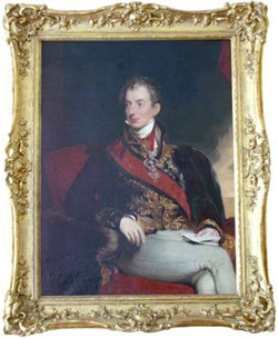 Porträt von Clemens Wenzel Lothar Fürst Metternich 