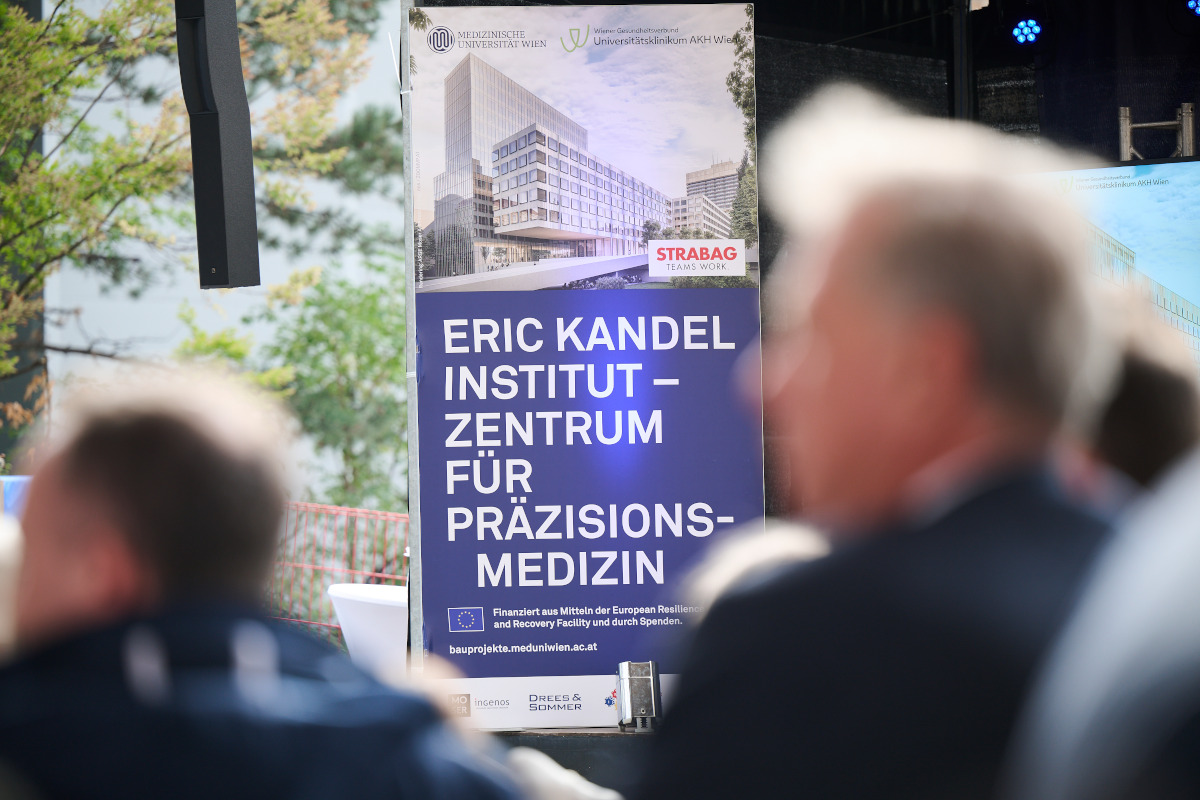 Gleichenfeier Eric Kandel Institut - Zentrum für Präzisionsmedizin