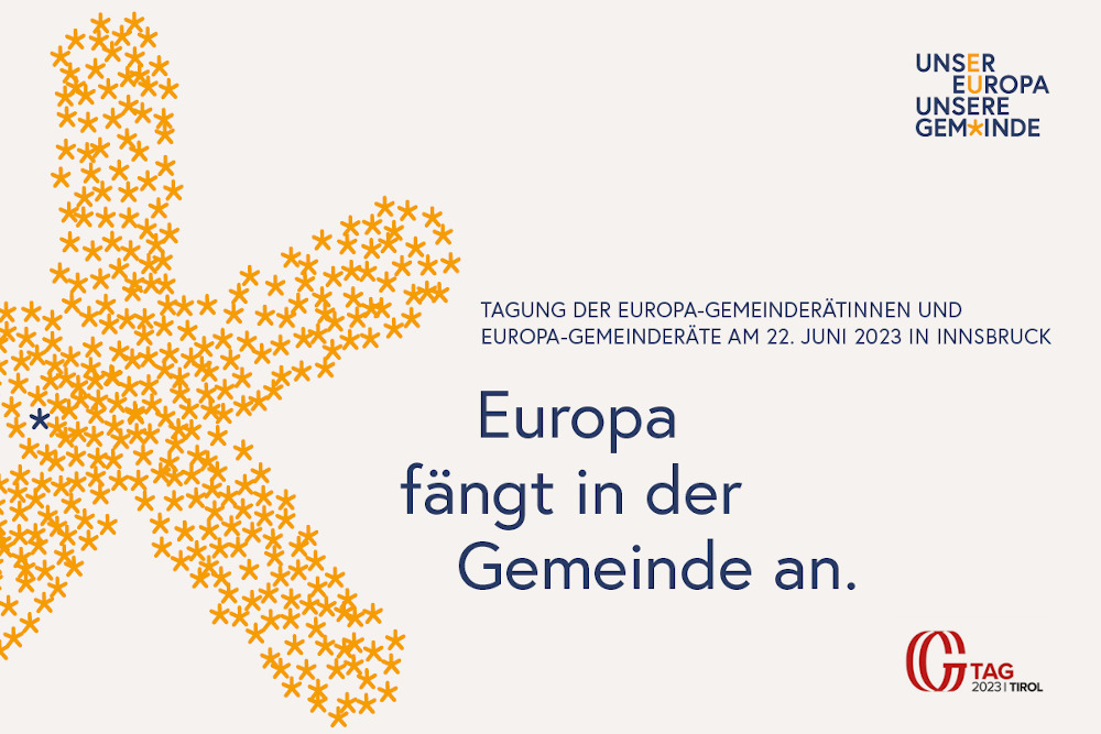 Sujetbild Tagung der Europa-Gemeinderätinnen und Europa-Gemeinderäte am 22. Juni 2023 in Innsbruck