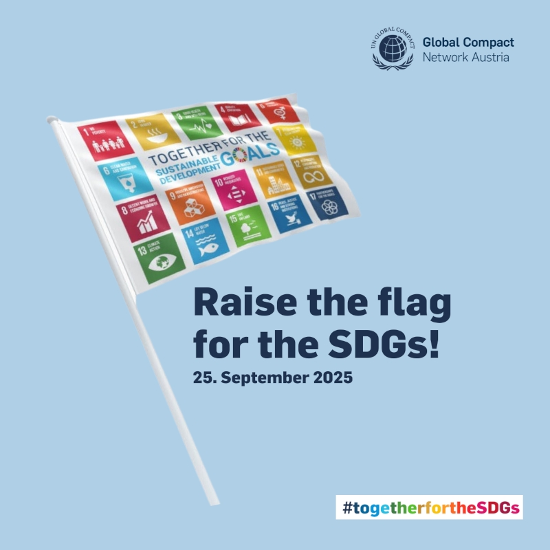 Sujetbild: Raise the flag for the SDGs!