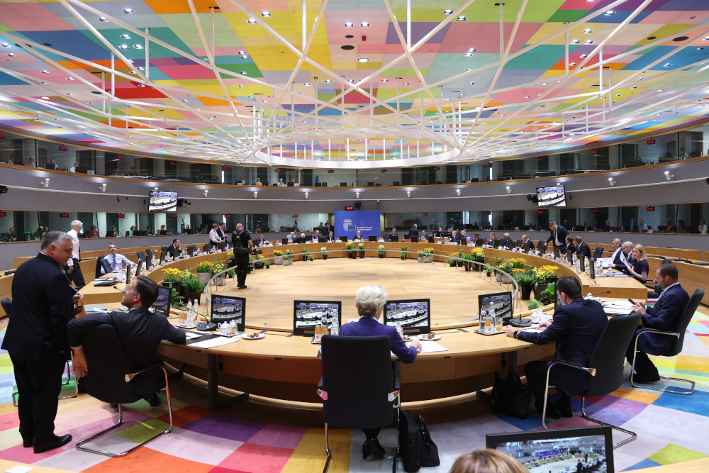 Runder Tisch beim Europäischen Rat