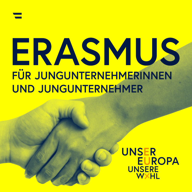 Sujet "Erasmus für Jungunternehmerinnen"