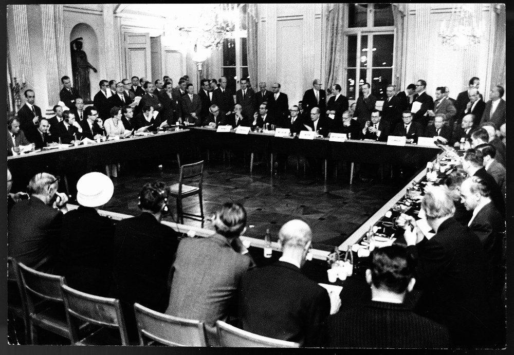 Gründung der Europäischen Freihandelsassoziation 1960 in Stockholm