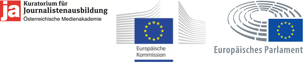 Kuratorium für Journalistenausbildung, Europäische Kommission, Europäisches Parlament © KfJ, EC, EP 