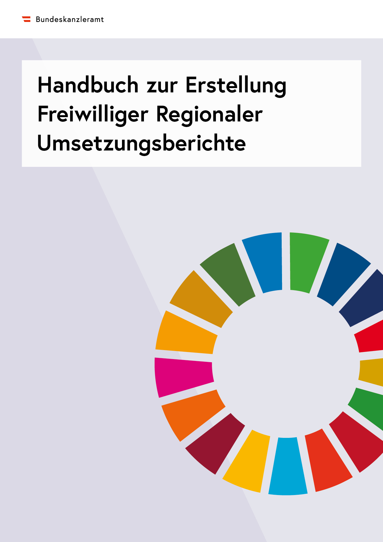 Cover des Handbuchs zur Erstellung Freiwilliger Regionaler Umsetzungsberichte