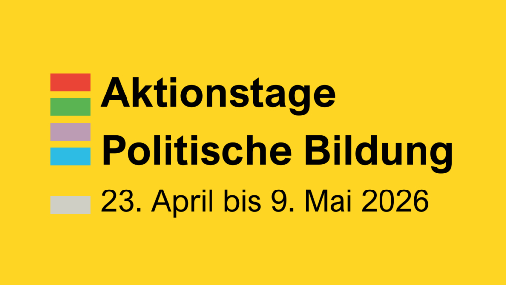 Sujetbild "Aktionstage Politische Bildung 2026"