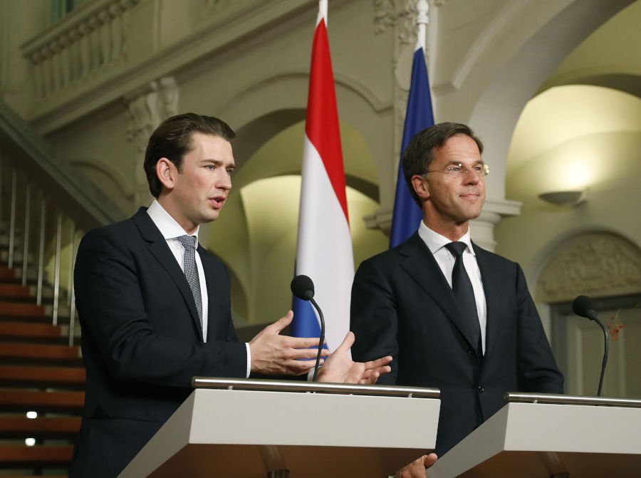 Sebastian Kurz, Mark Rutte © BKA/Dragan Tatic