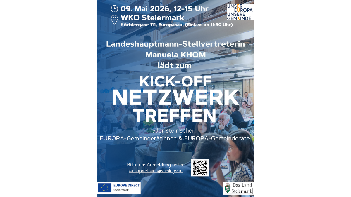 Plakat "Kick-Off Netzwerktreffen"