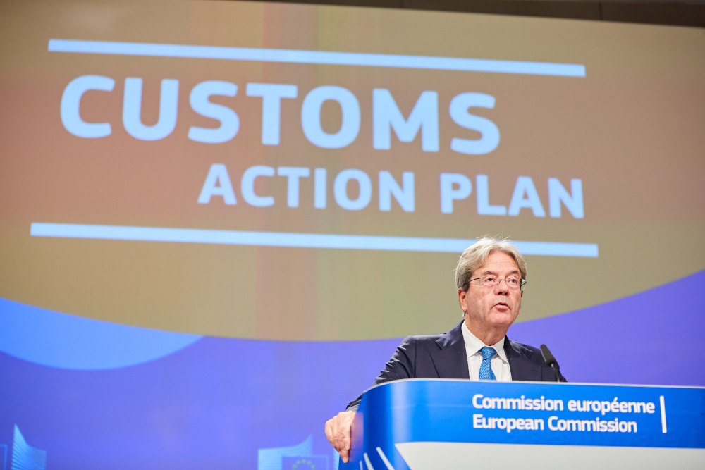 Pressekonferenz von Paolo Gentiloni