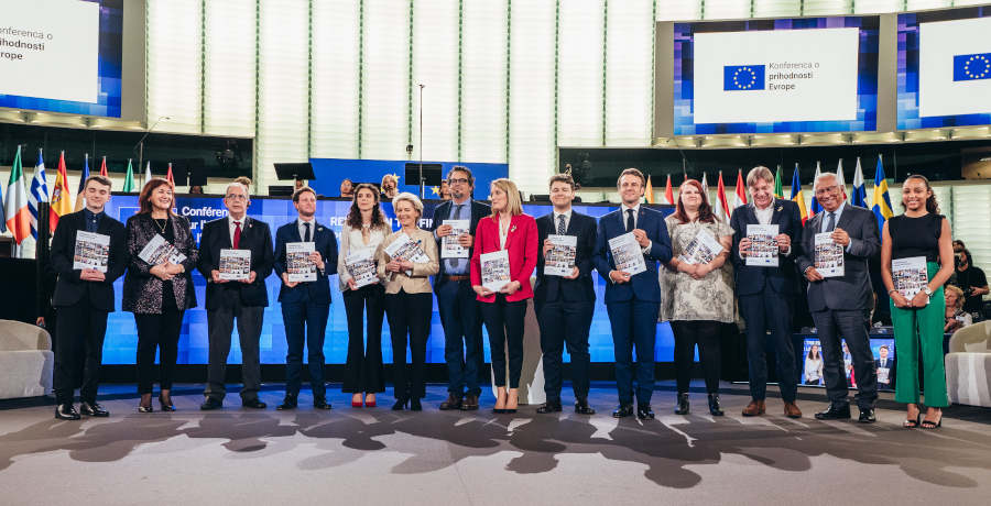 Abschlussveranstaltung der EU-Zukunftskonferenz, 9. Mai 2022