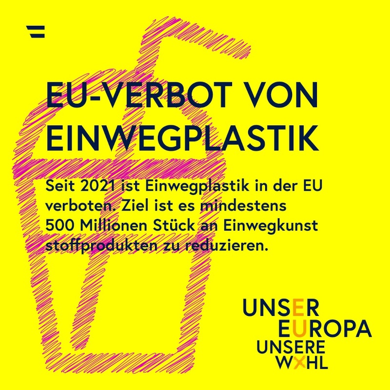 Sujet "EU-Verbot von Einwegplastik"
