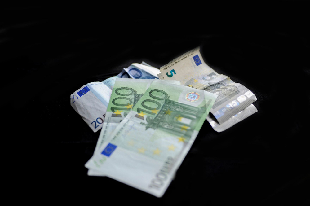 Verschiedene Eurogeldscheine