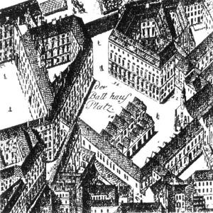 Der Ballhausplatz um 1770 