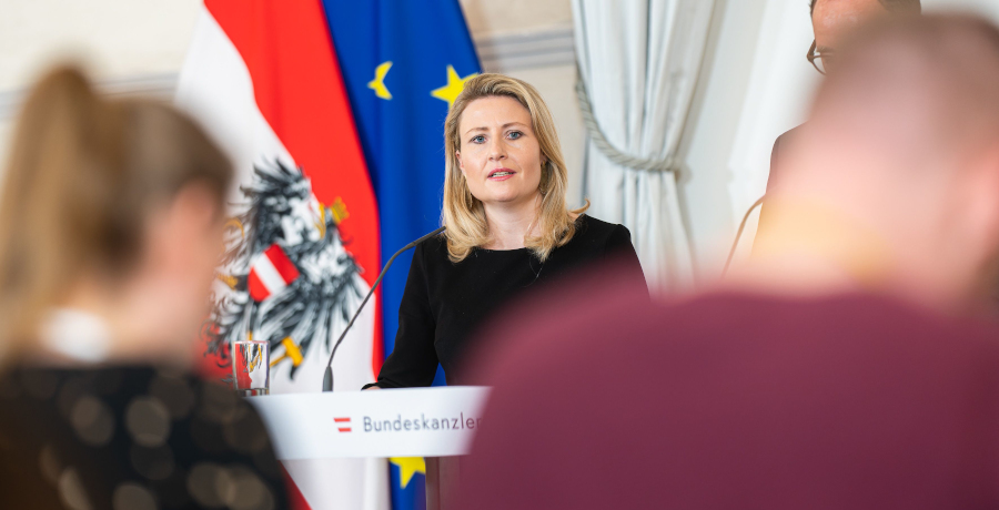 Pressefoyer Ministerrat