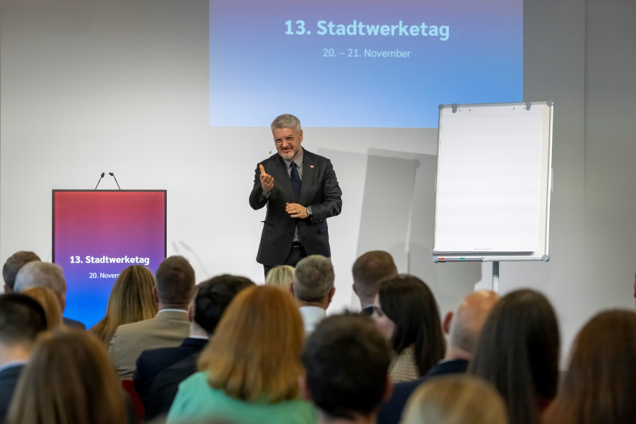 Peter Vorhofer beim 13. Wiener Stadtwerketag