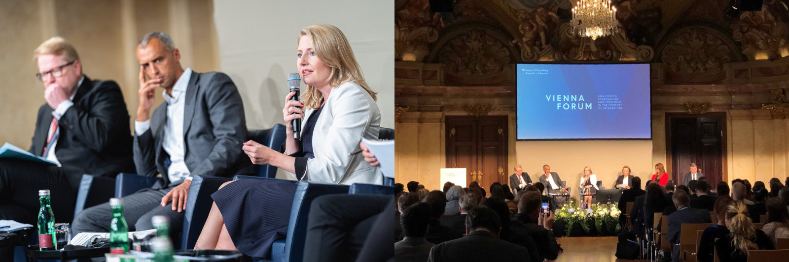 Am 28. Oktober 2021 lud Bundesministerin Susanne Raab (im Bild) zum Vienna Forum on Countering Segregation and Extremism in the Context of Integration.