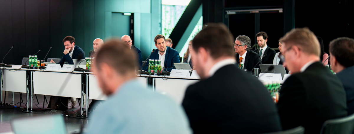 Staatssekretär Alexander Pröll bei der KI-Konklave im Haus der Digitalisierung