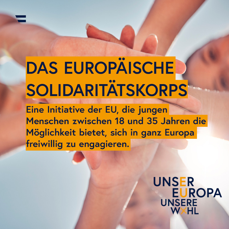 Sujet EU-Fact: "Das Europäische Solidaritätskorps"