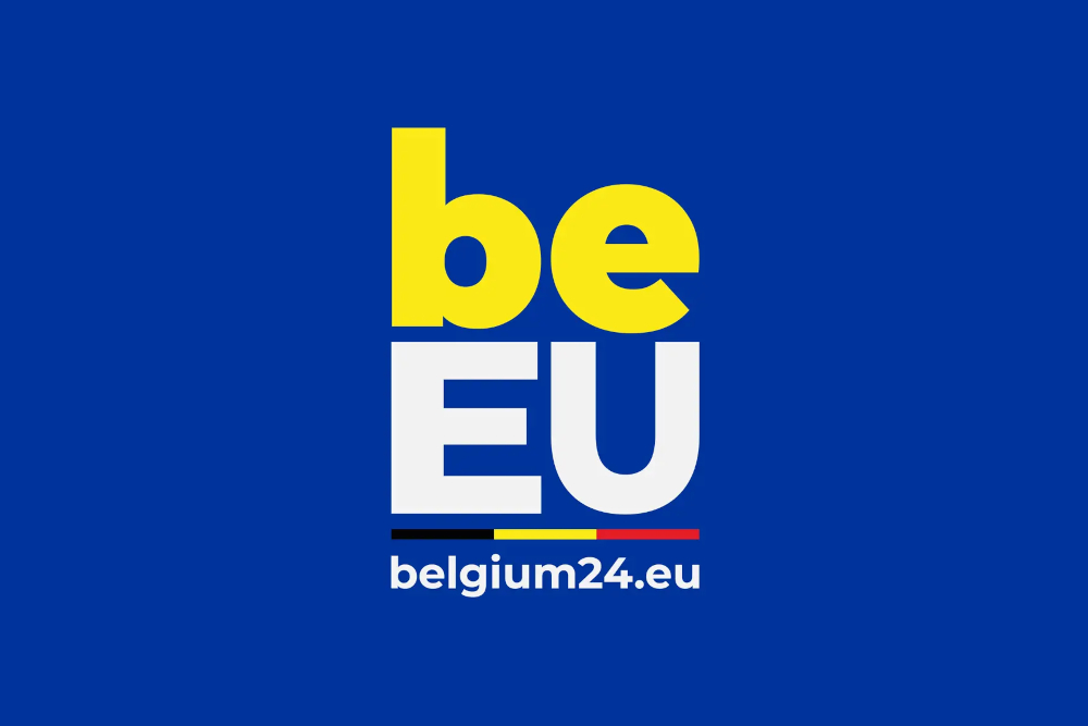 Logo des belgischen EU-Ratsvorsitzes 2024