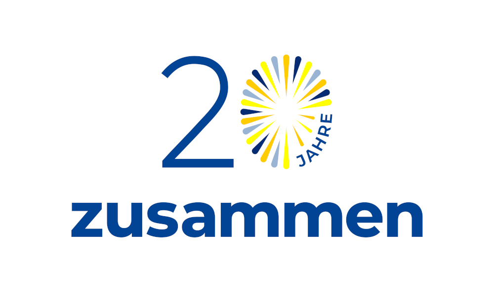 Logo 20 Jahre zusammen