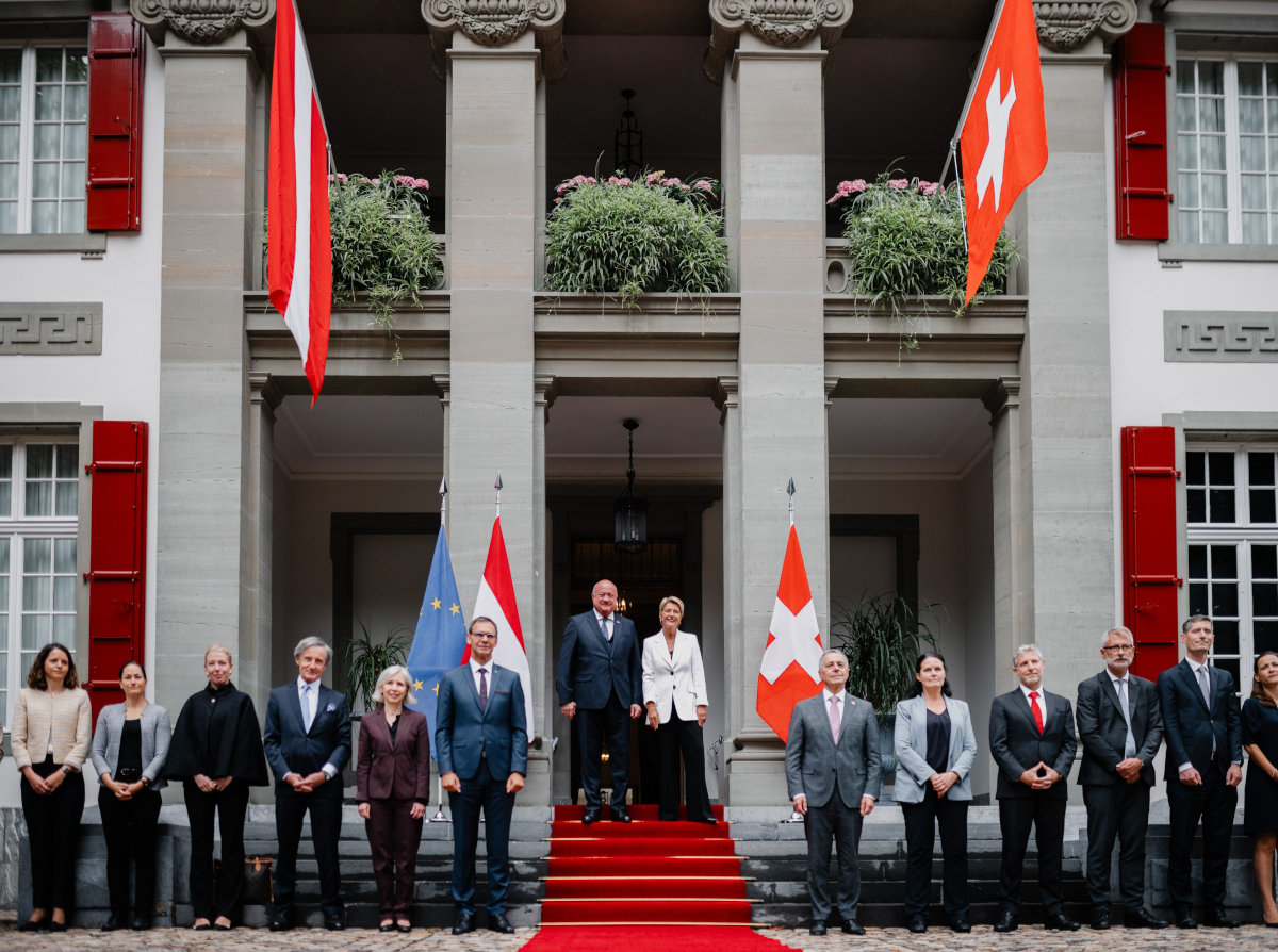 Bundeskanzler Christian Stocker besucht die Schweiz